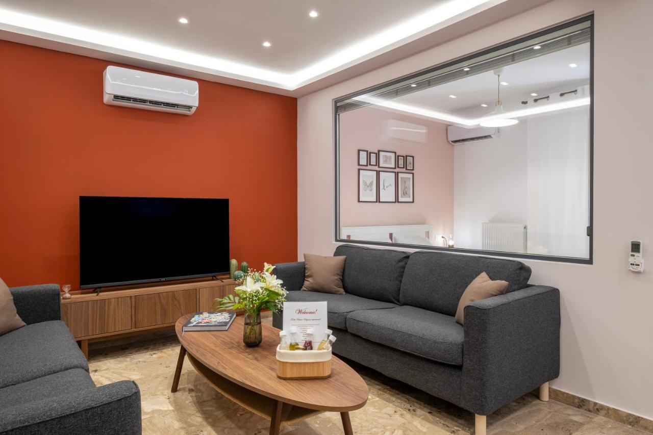 Urban Elegance, 3-Bedroom Flat In Heart Of Chania Chania  ภายนอก รูปภาพ